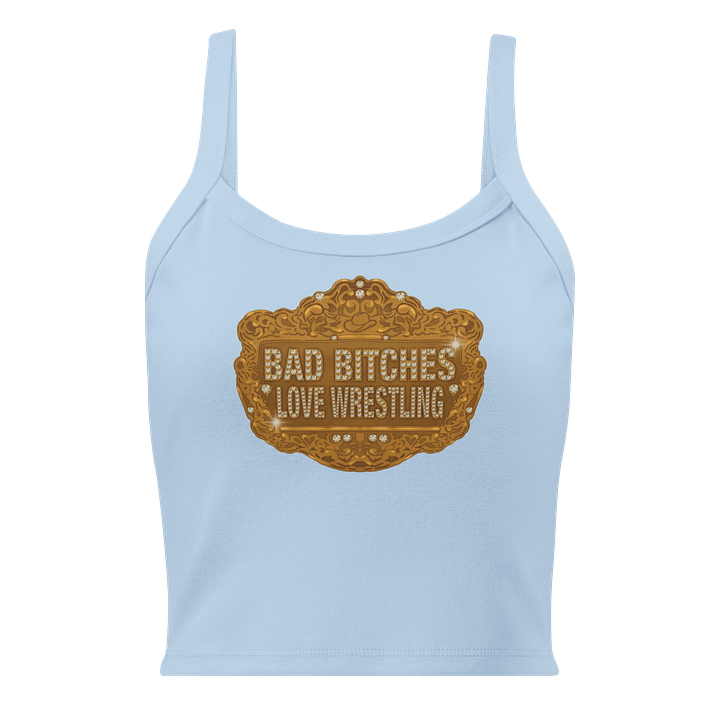 Buckle Up Bad Bitches Micro Rib Tank Top product image (2)