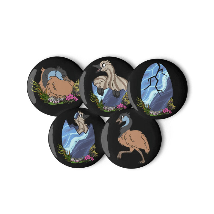 RAWR Tide Pins - Large Black product image (1)