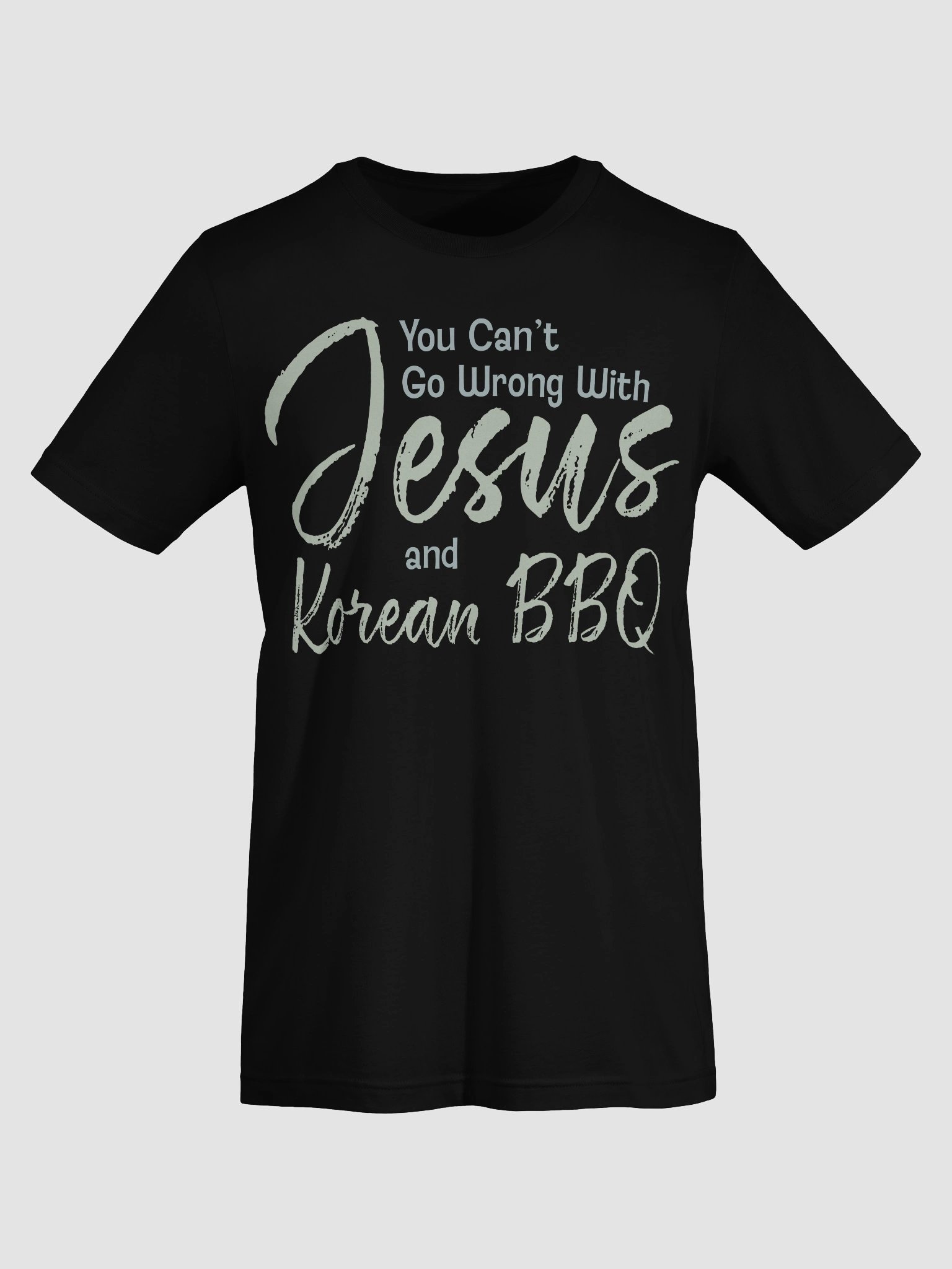 Funny Jesus & Korean BBQ Bella Canvas T-Shirt product image (4)
