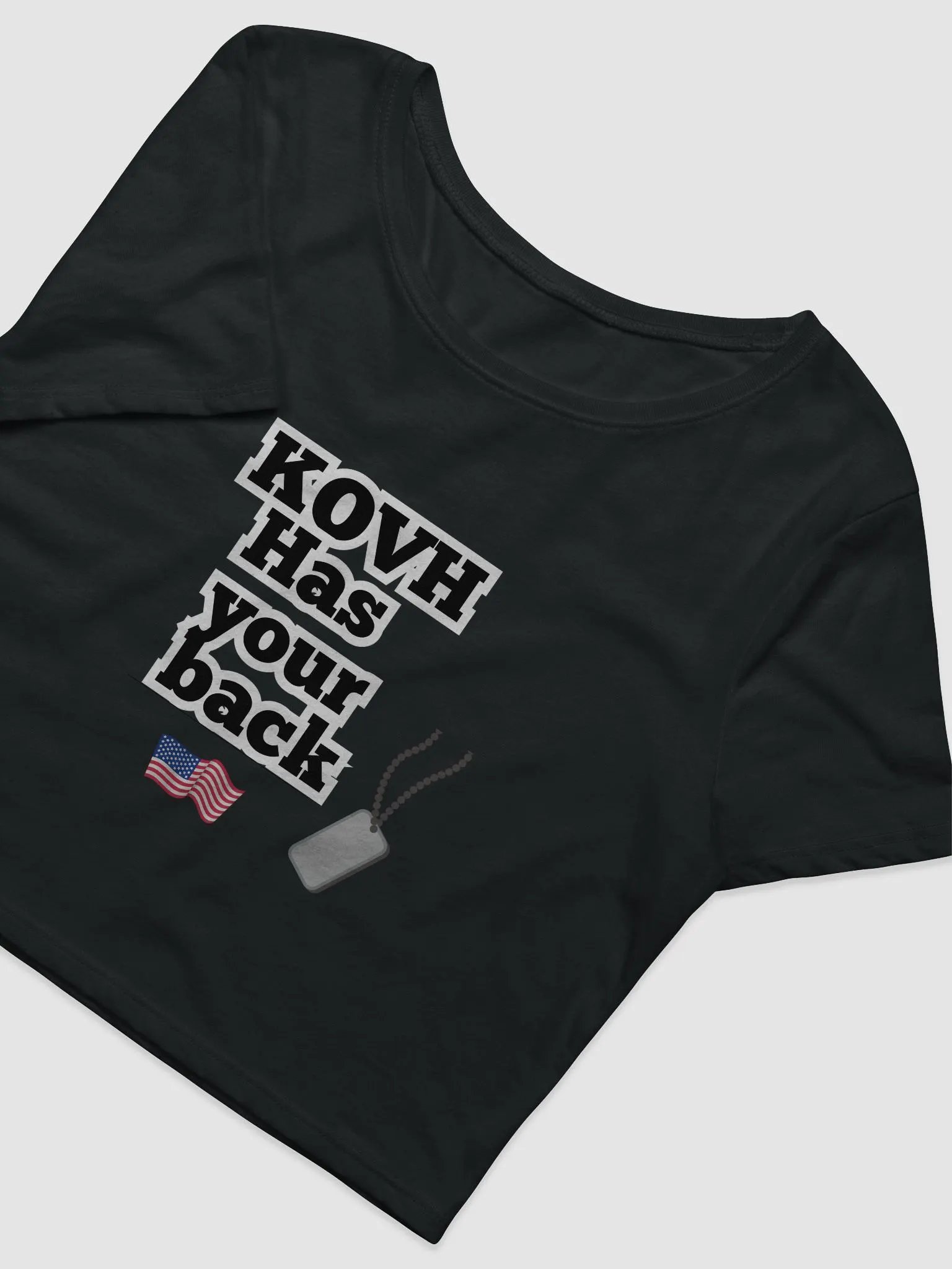 KOVH Has Your Back Patriot Crop Tee product image (3)