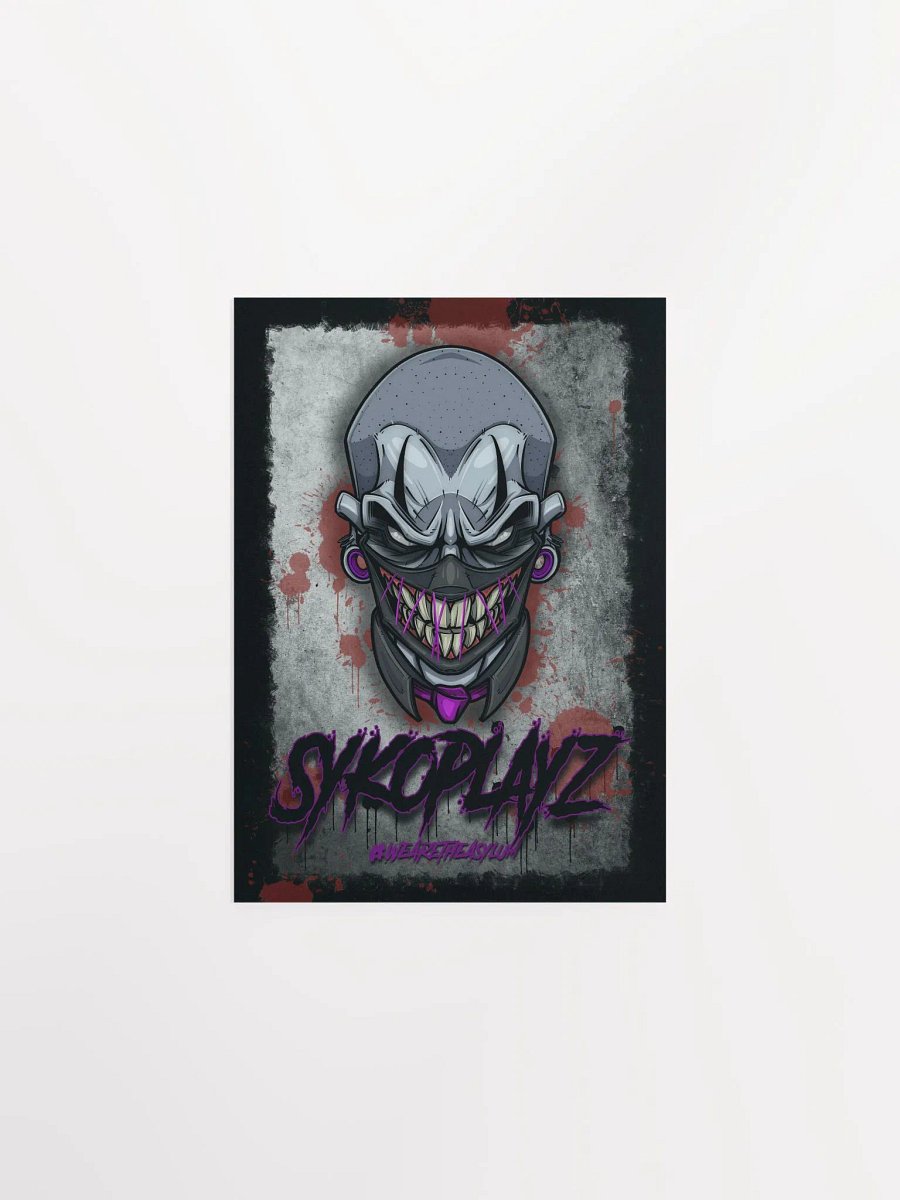 SykoPlayz Purple Bloody Poster product image (3)