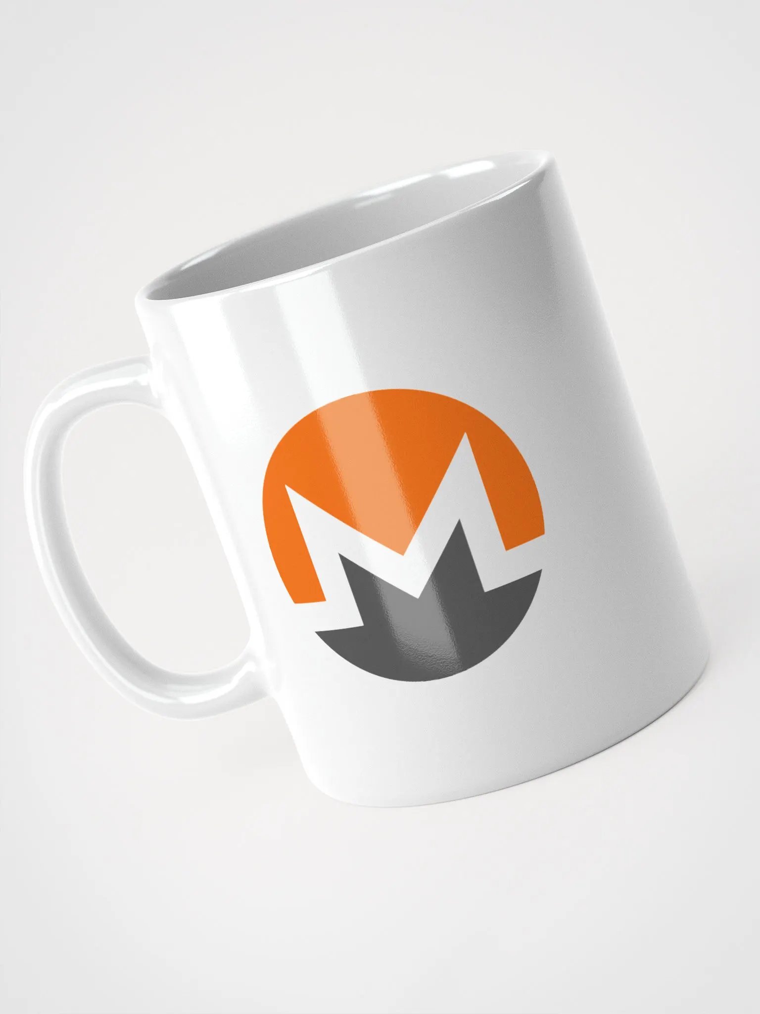 Monero White Glossy Mug product image (3)