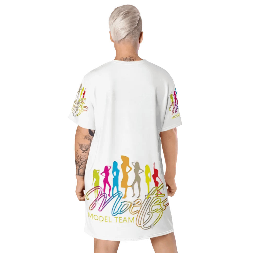 MOETTES PASSION WHT T SHIRT DRESS product image (9)