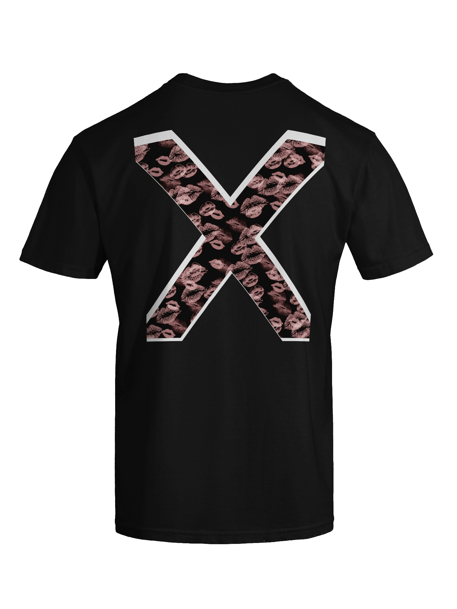 Black X Pink Lipstick Kisses | Shirt product image (4)