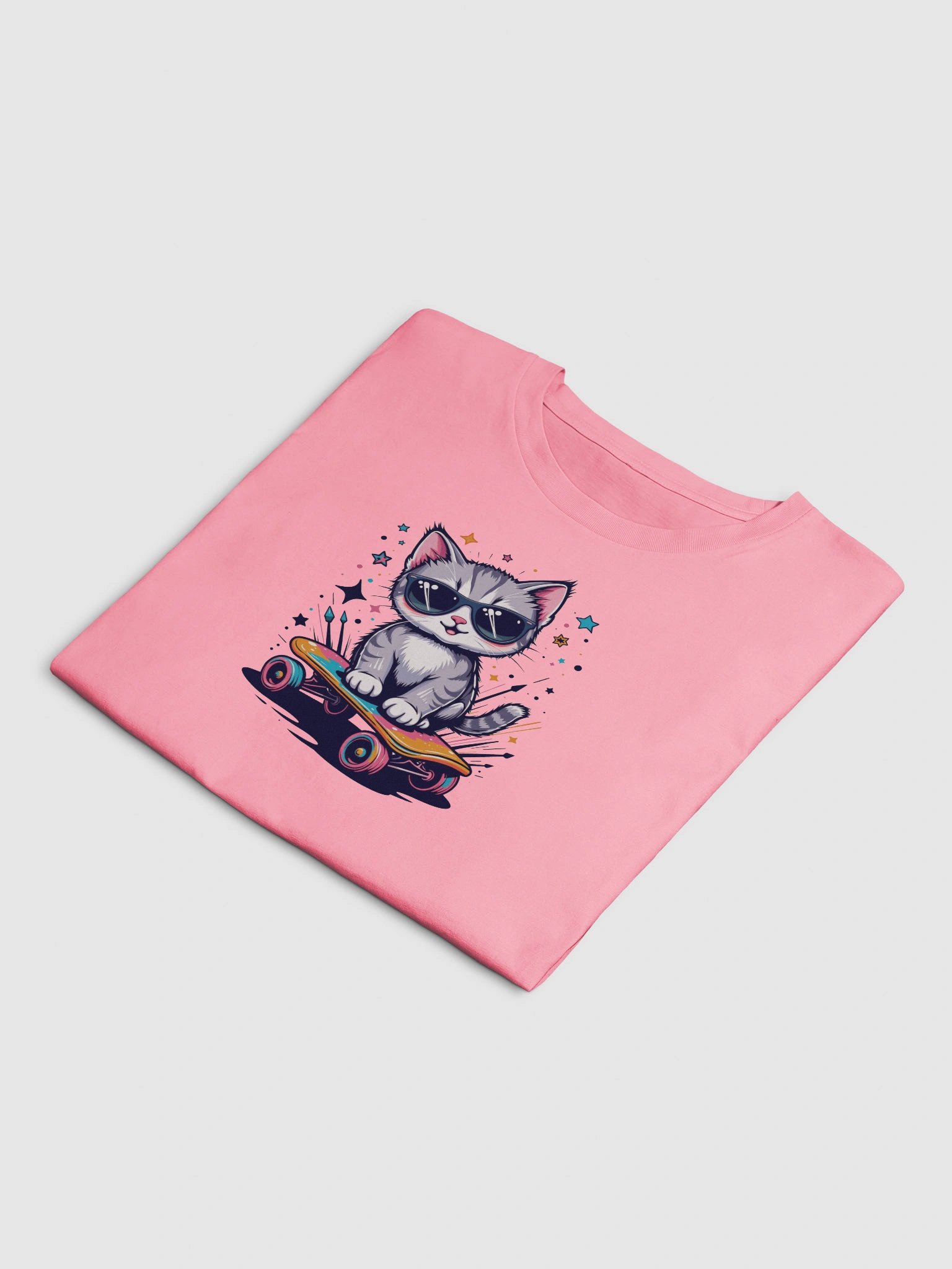 Cool Cat Skateboard Crop Top product image (18)