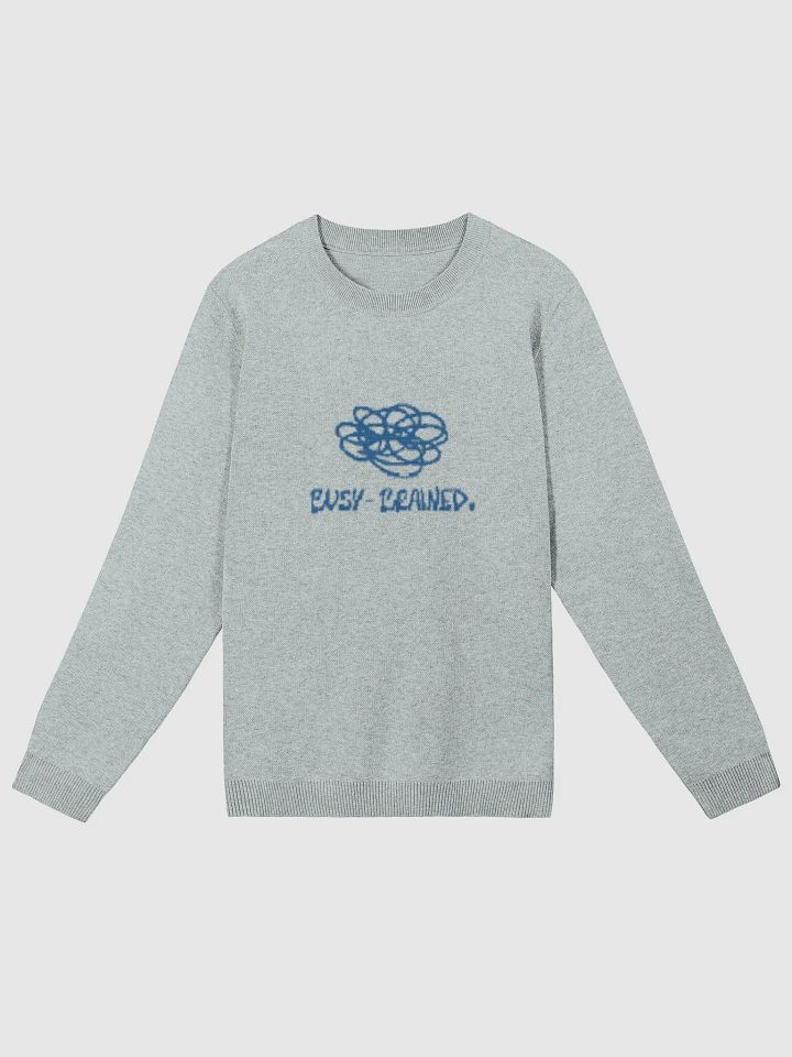 BUSY-BRAINED (duotone light blue) knitwear classic crewneck product image (1)