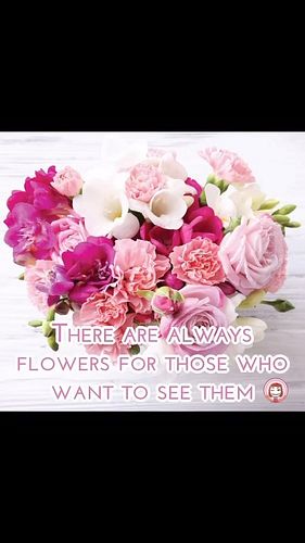 THERE ARE ALWAYS FLOWERS FOR THOSE WHO WANT TO SEE THEM #inspire #flowers #love #althea_brillient