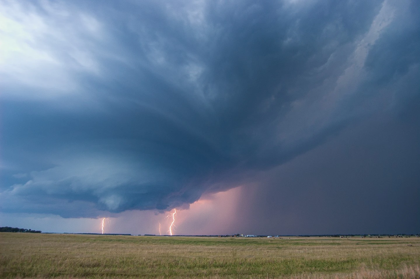 It's August. That sometimes means supercells in Oklahoma. Like this one near Geary many years ago.