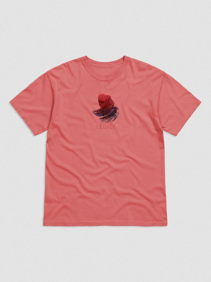 Embroidered Red Voxel Field Tee Shirt product image (5)