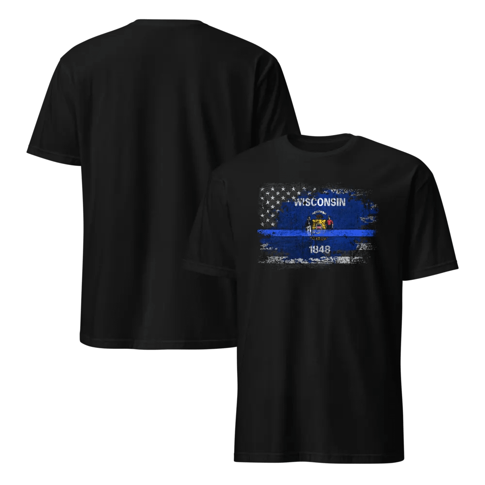Wisconsin Thin Blue Line Flag product image (6)