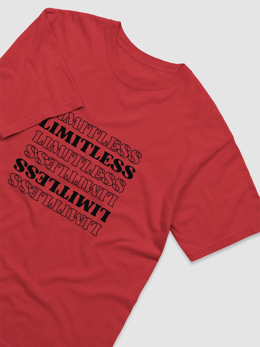 Black Print LIMITLESS T-Shirt product image (47)