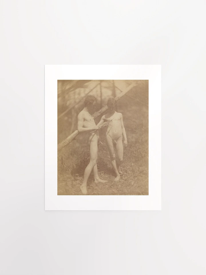 Two Male Nudes By Thomas Eakins (c. 1880) - Print product image (1)