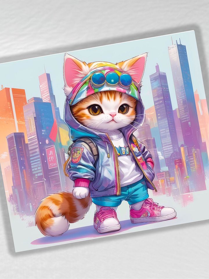 Cute City Kitty 20 oz Stainless Steel Tumbler - V3 product image (2)