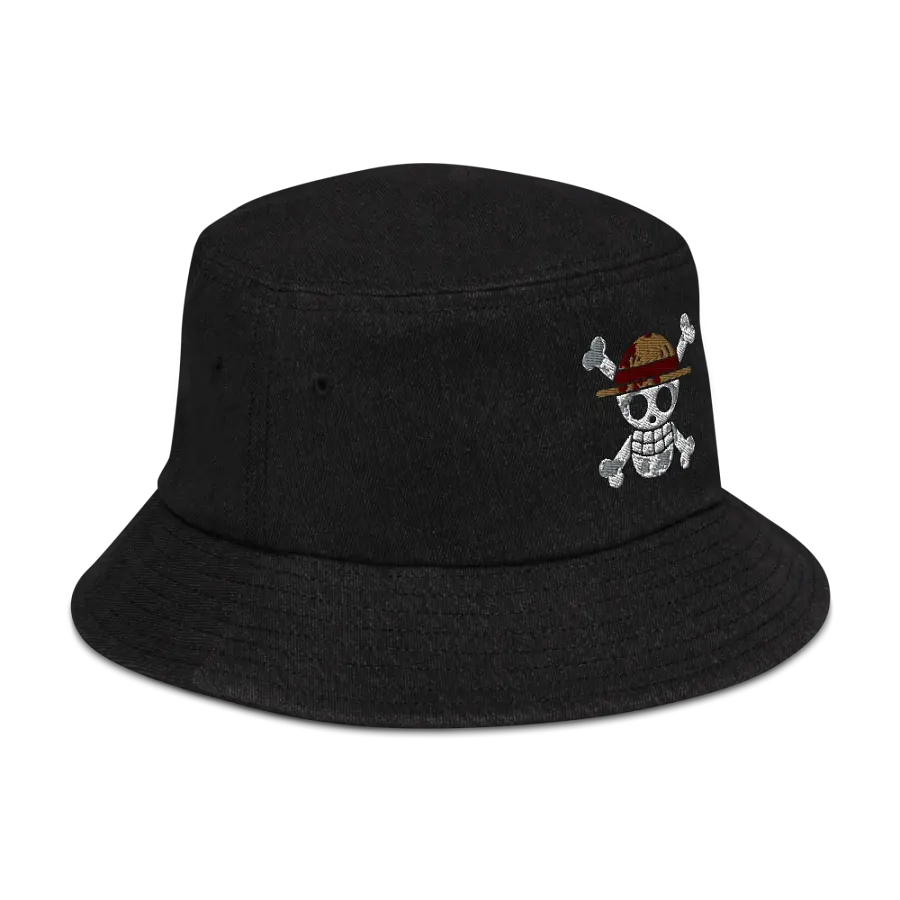 Quirky Skull Denim Bucket Hat product image (3)