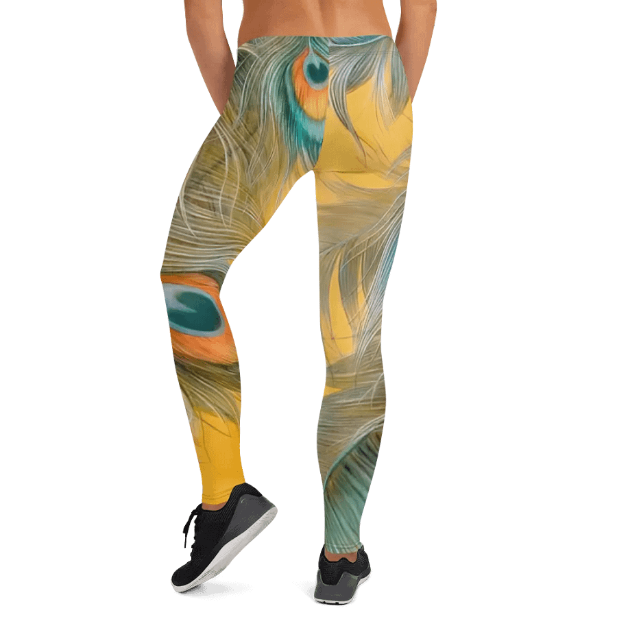 Peacock Feathers Paradise Leggings product image (12)