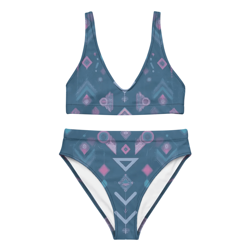 Neon Geometric Symmetry Bikini Set product image (1)