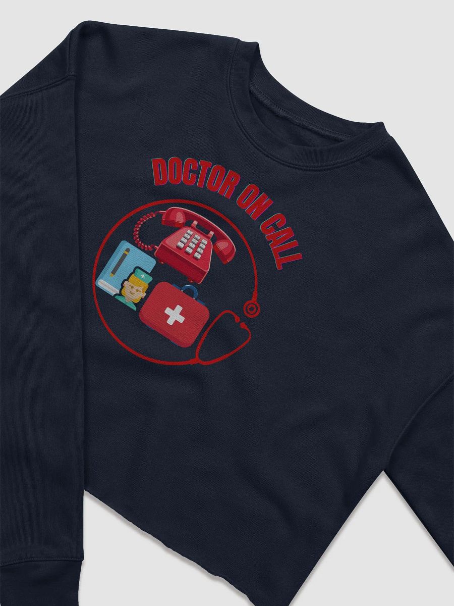 Doctor On Call Fleece Crop Sweatshirt product image (11)