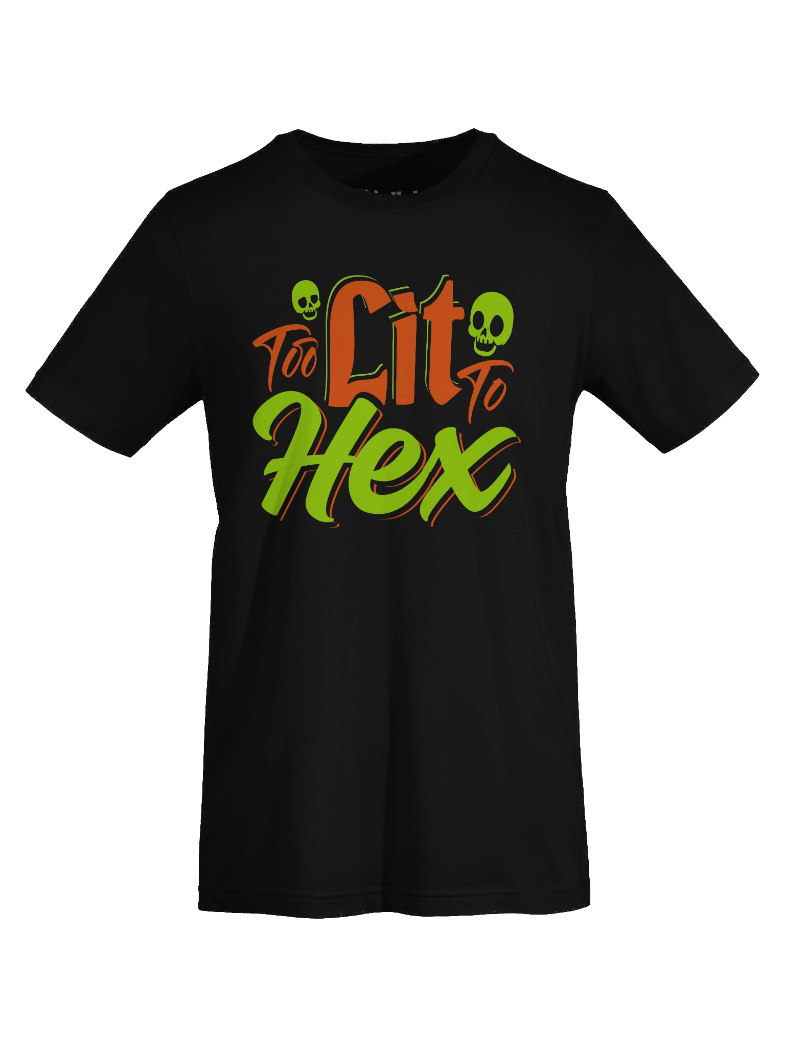 Too Lit to Hex – Funny Party Witch Halloween Shirt product image (7)