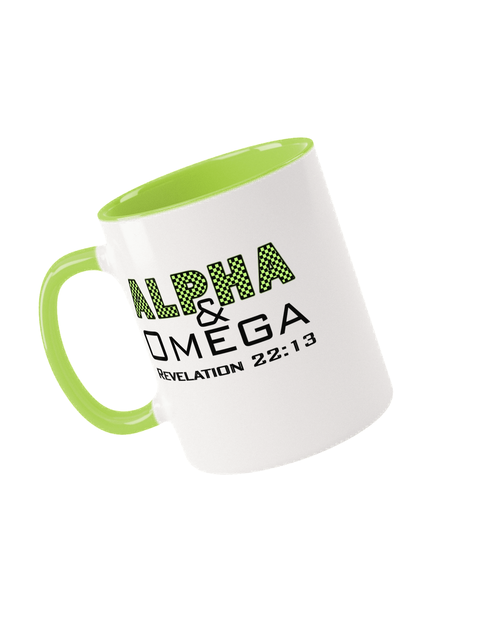 Alpha & Omega Christian Mug | Jesus Christ Faith Gift | Inspirational Coffee Cup for Believers product image (4)