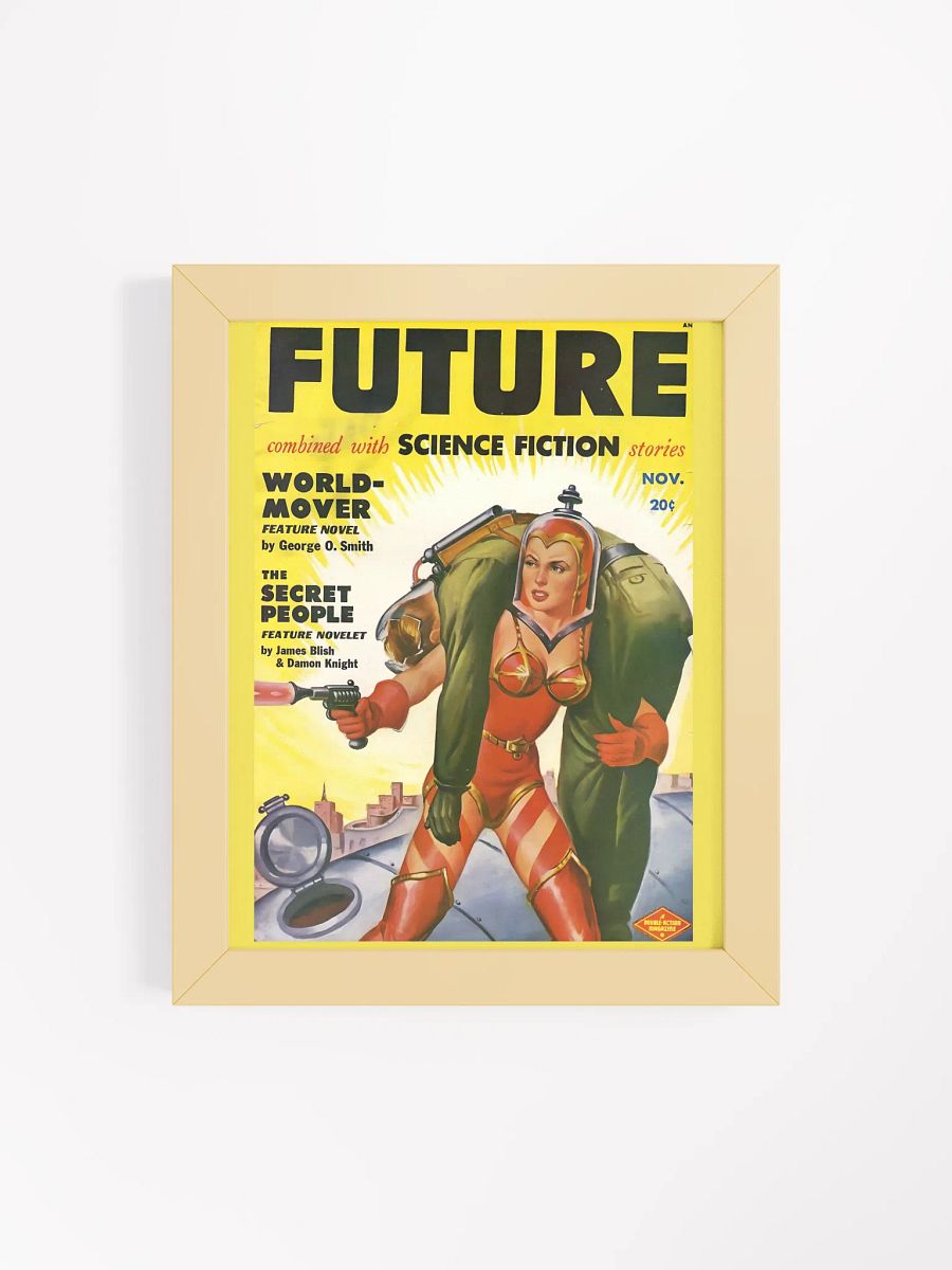 Future Pulp Cover Art Ayous Wood Poster product image (55)