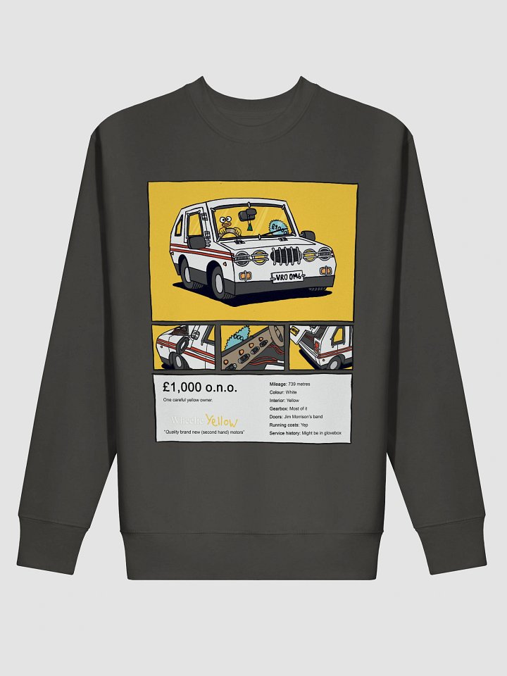 One careful yellow owner sweatshirt! product image (2)