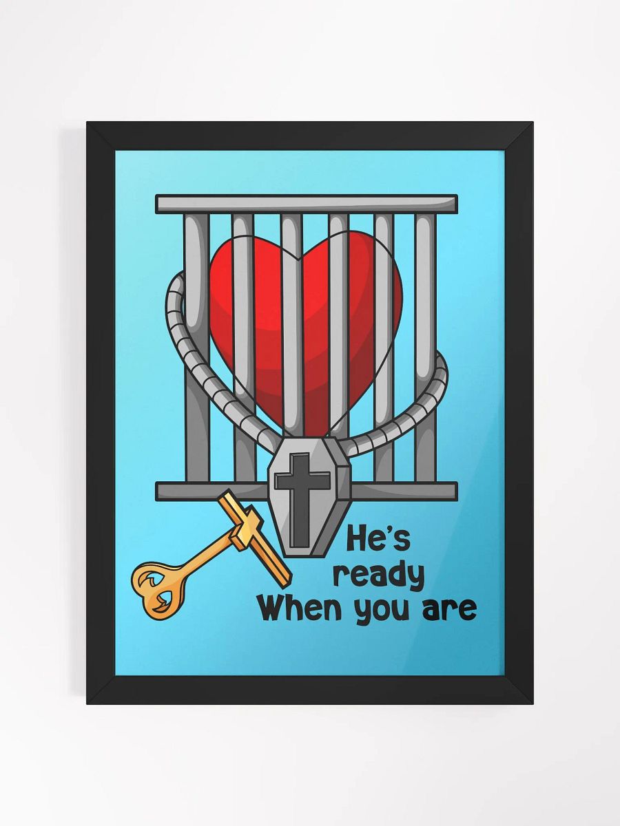 Framed Unlock Your Heart Poster product image (1)