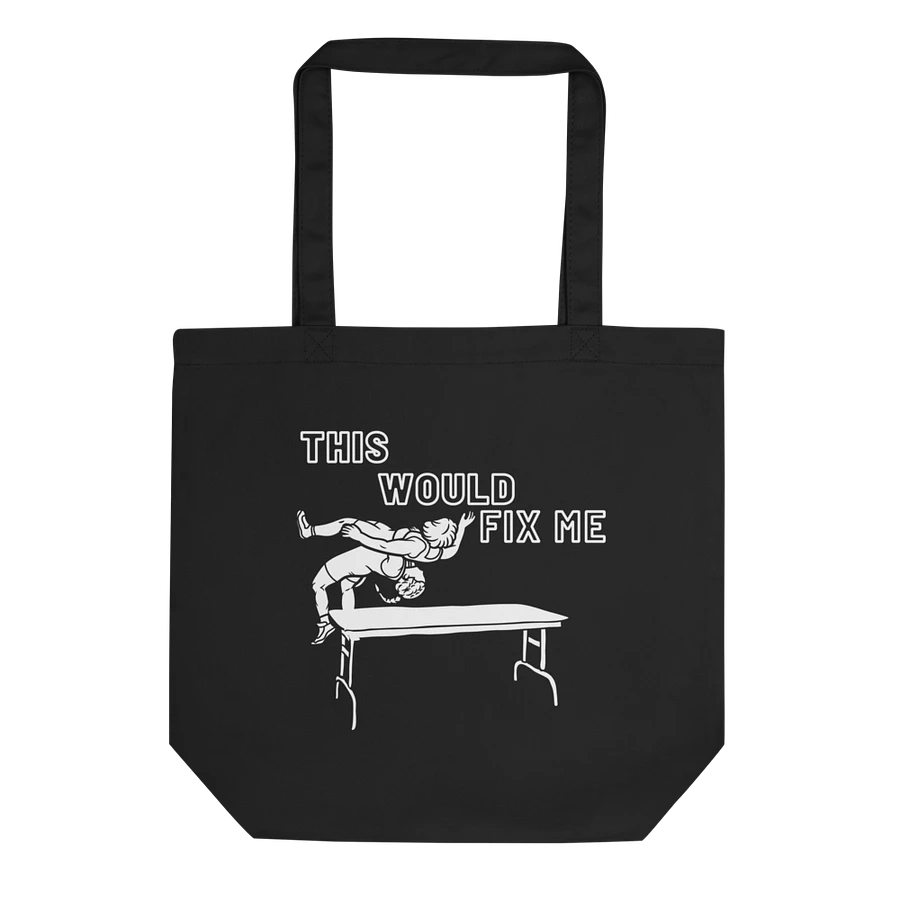 Fix Me White Print Tote product image (1)