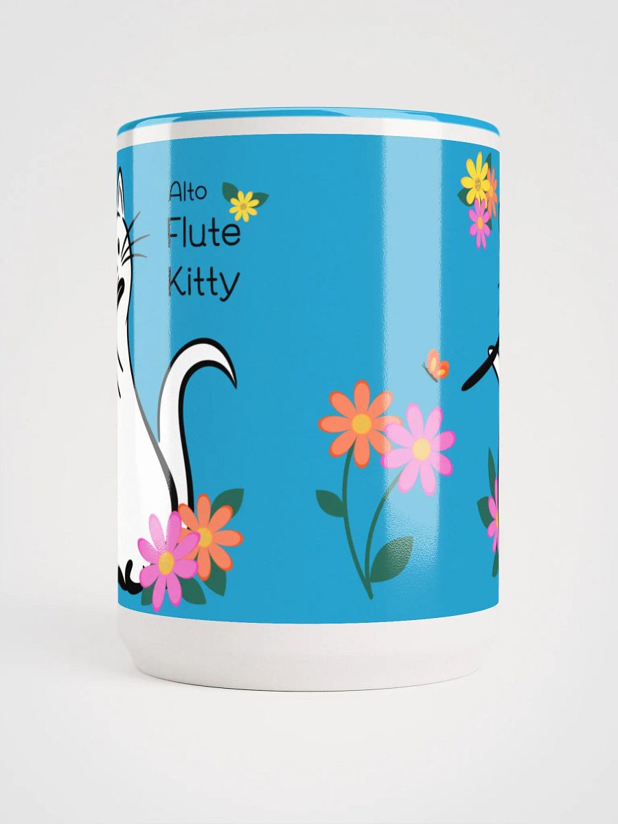 Flute Kitty Mug 15 oz - Alto Flute product image (5)