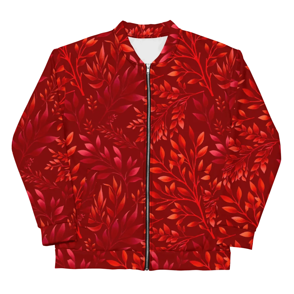 Branches Burgundy Bomber Jacket product image (9)