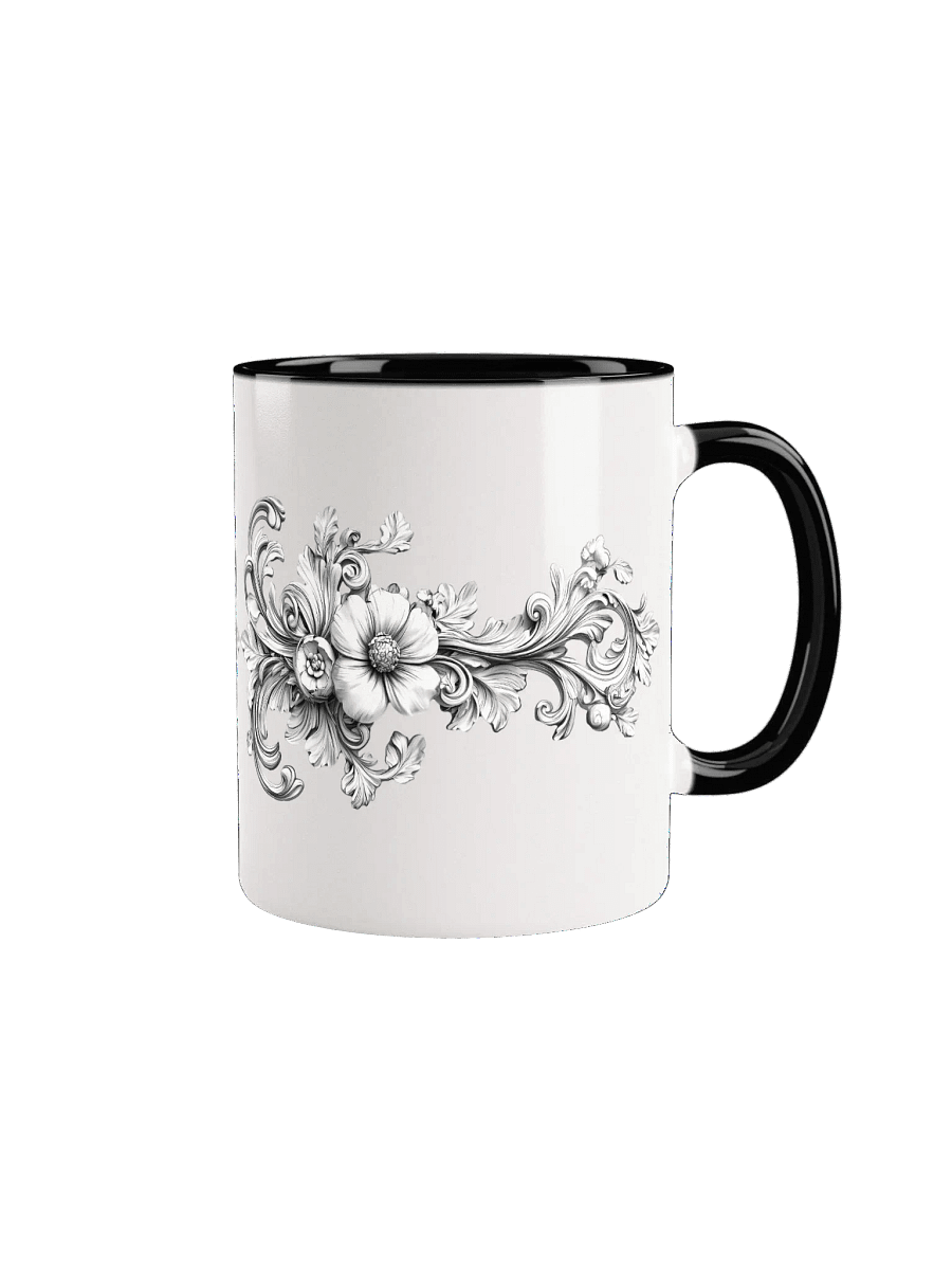 Symmetrical Blooms Ceramic Mug product image (2)