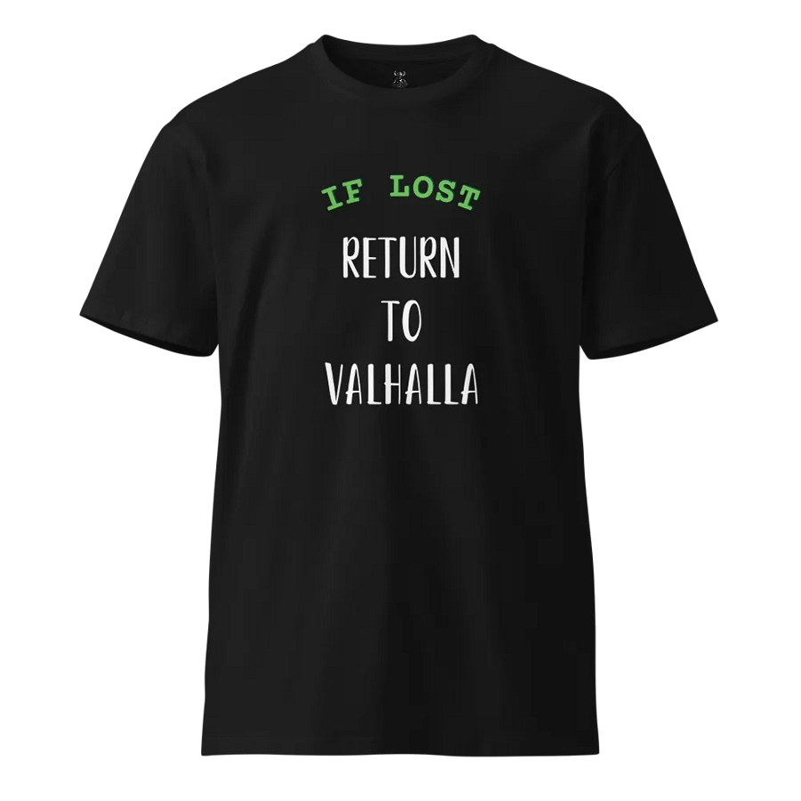 Slogan T-Shirt - Return To Valhalla product image (1)