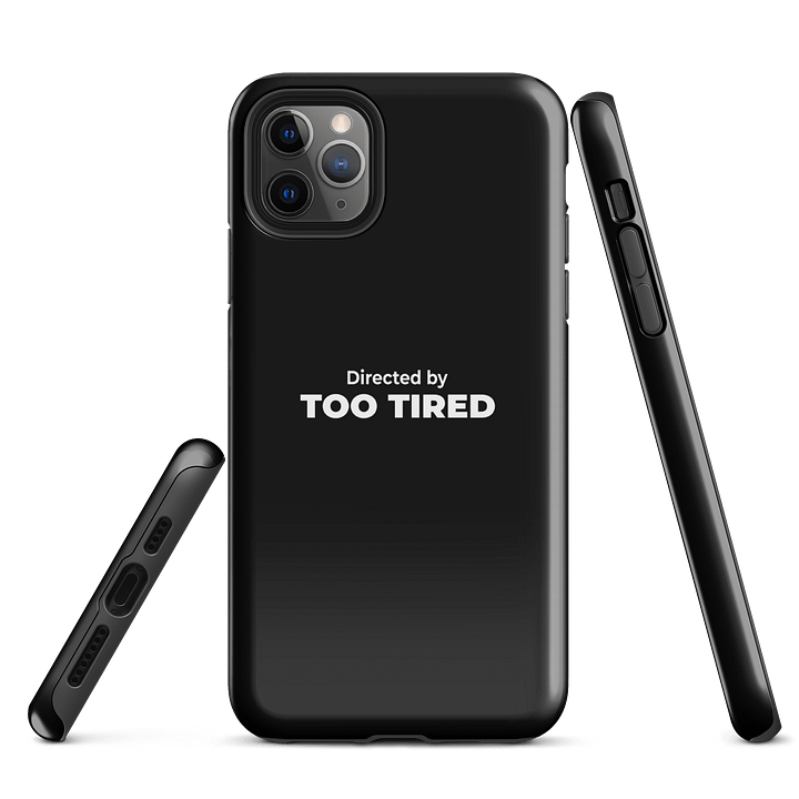 Tough Case for iPhone® - Directed by Too tired product image (3)