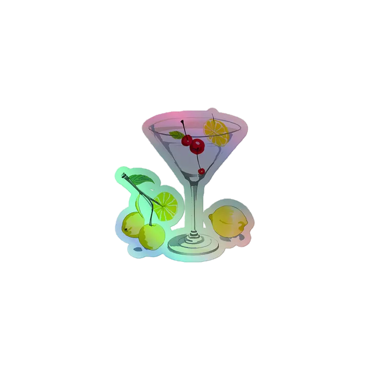 Sip & Sparkle Holographic Sticker Set product image (1)