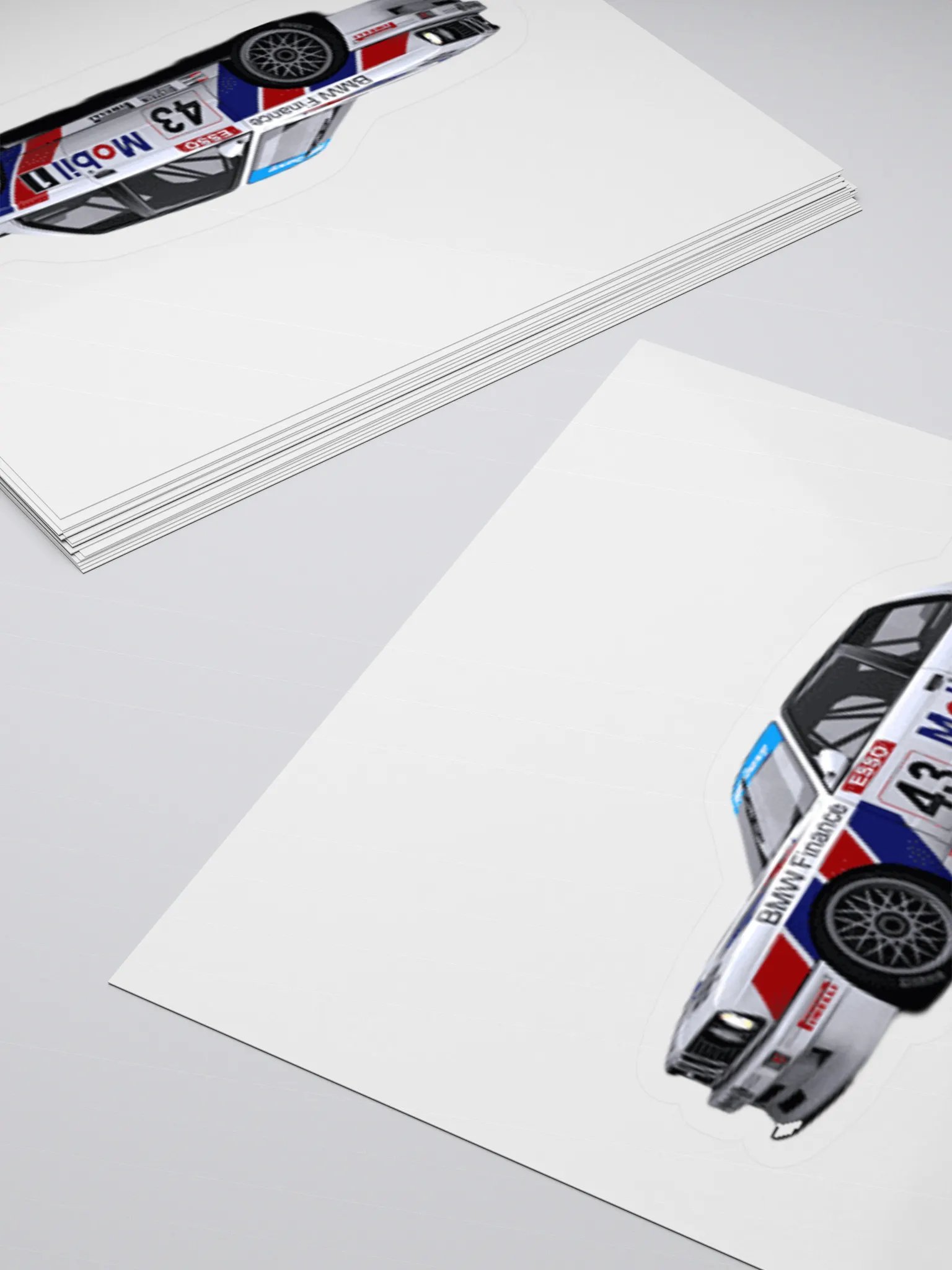 Tri-Color Logo Kiss Cut Stickers product image (4)