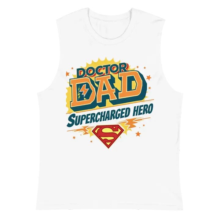Supercharged Dad Muscle Tank product image (2)