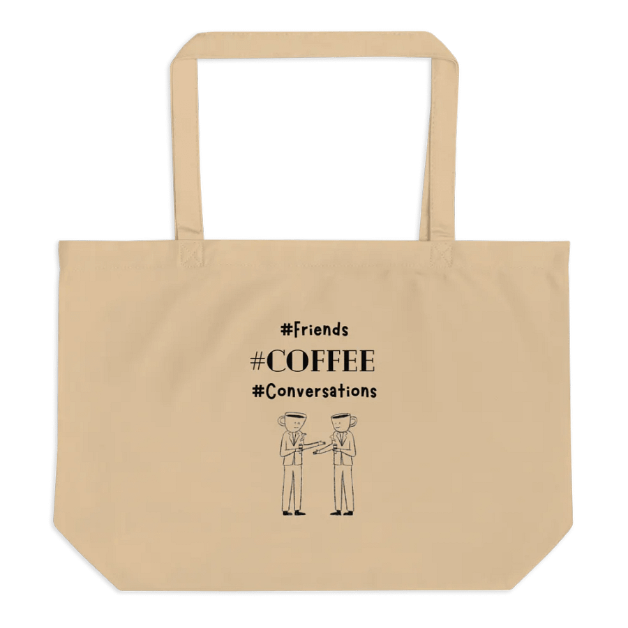 Coffee Conversations Stick Figure Tote product image (4)
