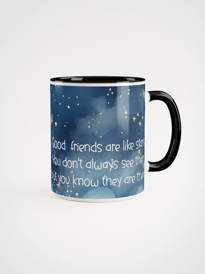 Good Friends Are Like Stars Ceramic Mug product image (2)
