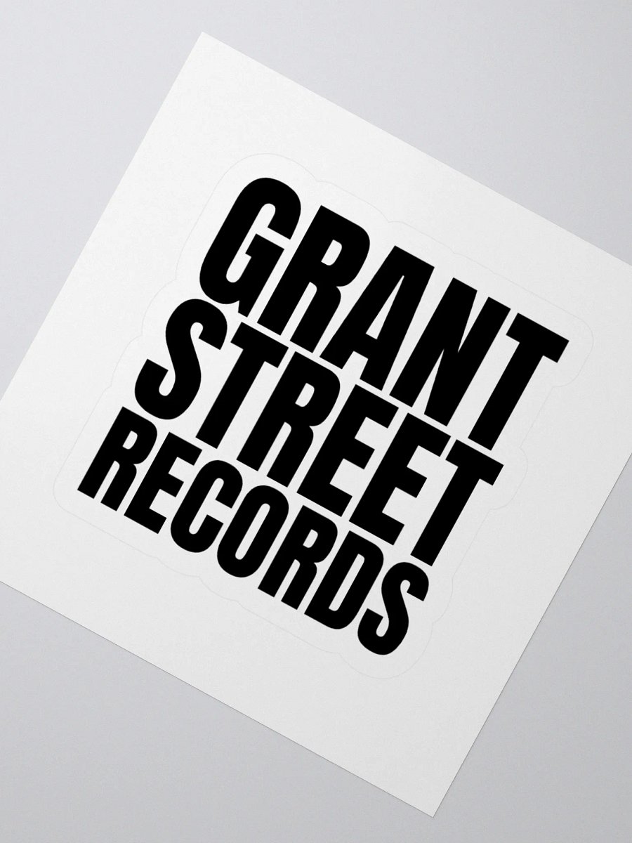 Grant Street Records Logo Sticker – Vault Series Edition product image (4)