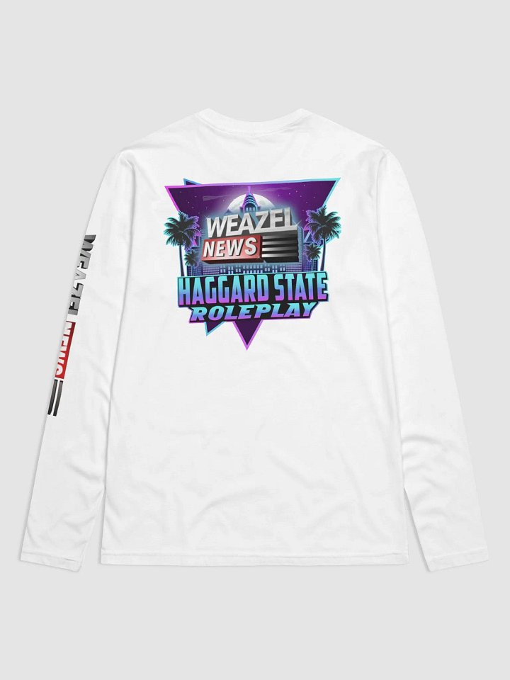 Weazel News HSRP Next Level Premium Fitted Long Sleeve Crew product image (2)
