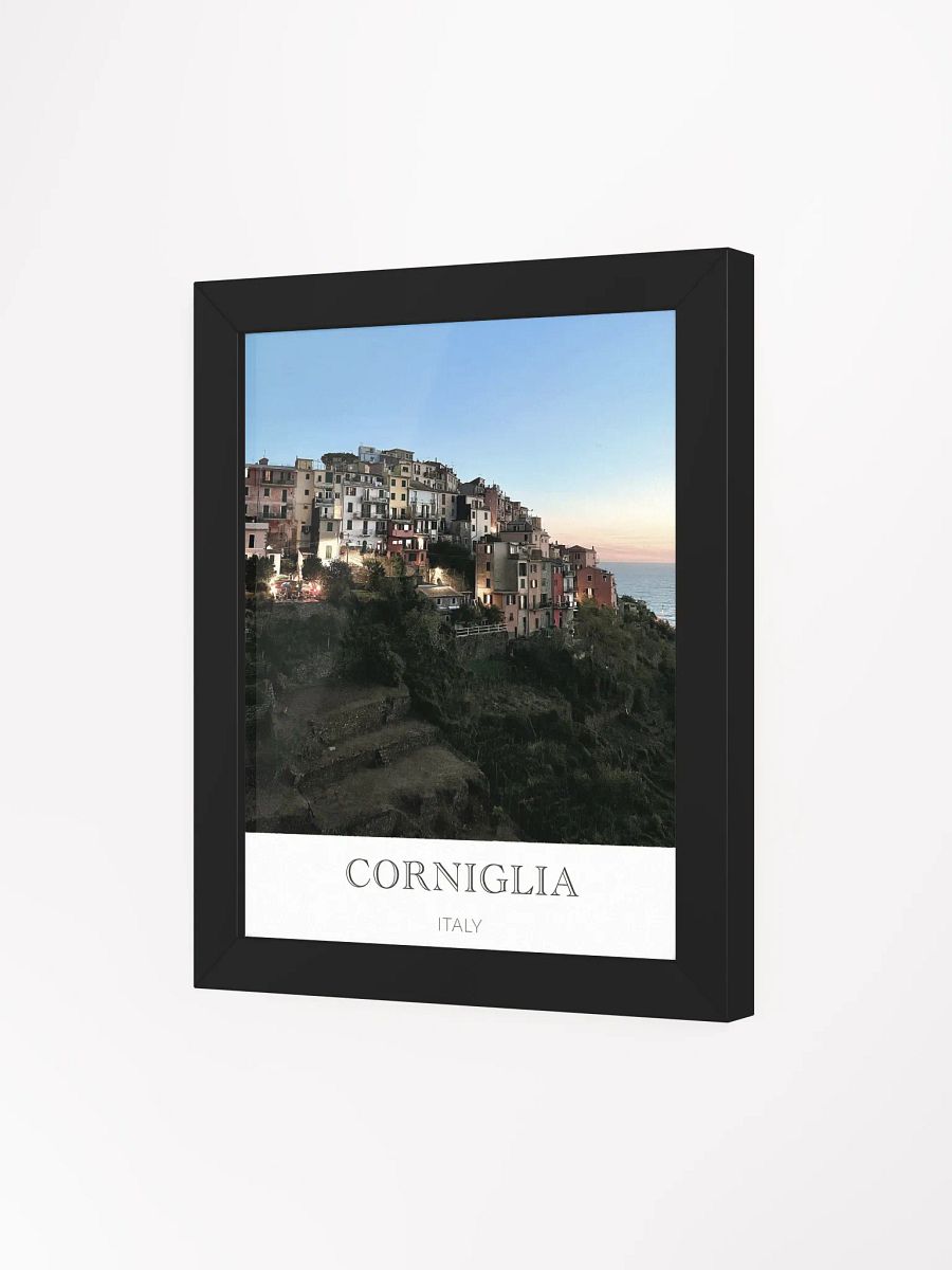 Corniglia Cinque Terre - Framed High-Quality Matte Poster product image (27)