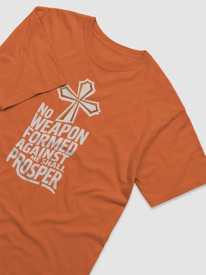 No Weapon Formed Against Me Shall Prosper – Isaiah 54:17 Bible Verse Bella+Canvas Supersoft T-Shirt product image (1)