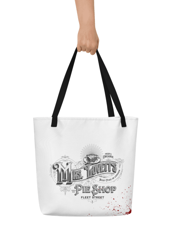Mrs. Lovett’s Pie Shop Tote Bag – All-Over Print Carryall for Sweeney Todd & Broadway Enthusiasts product image (4)