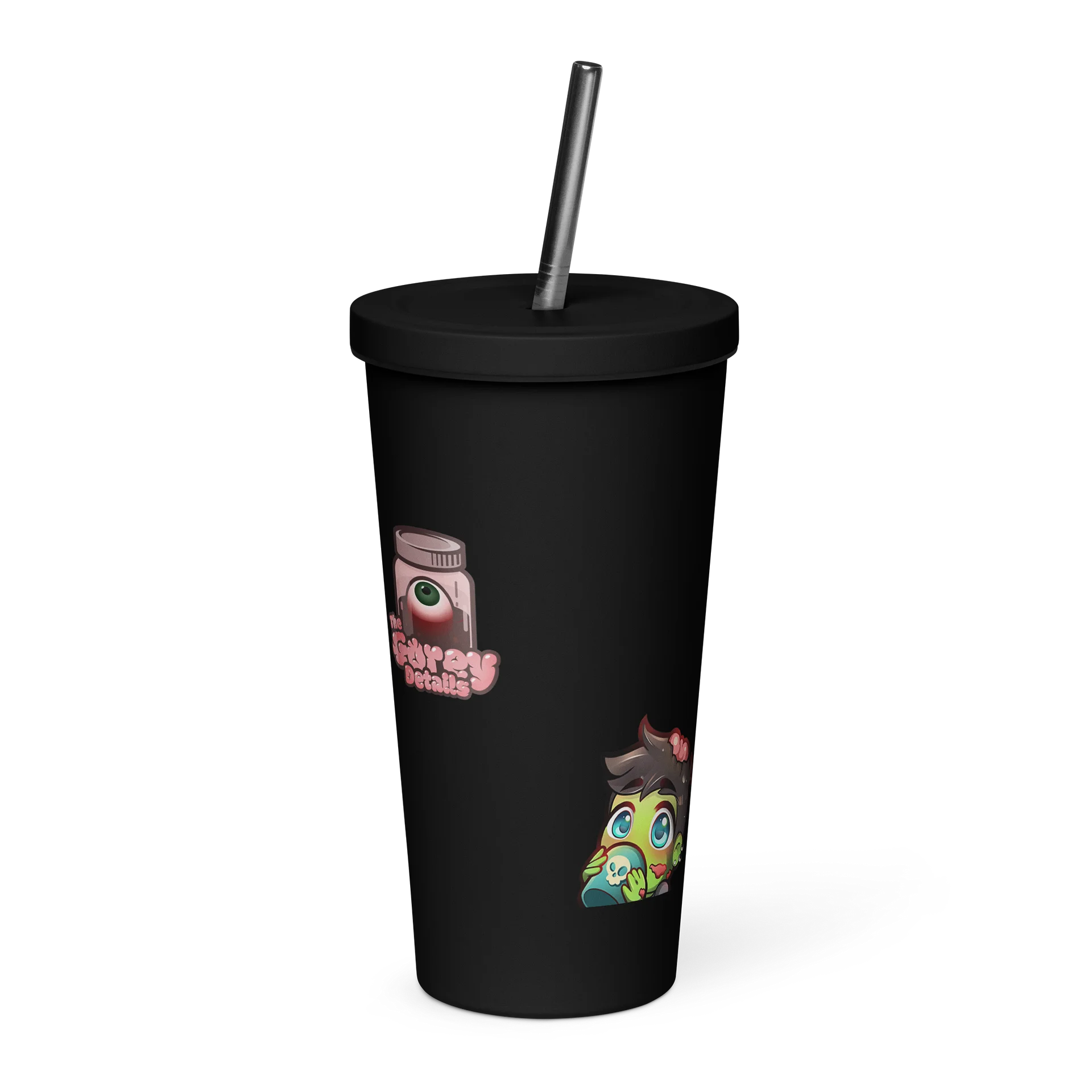 Insulated Tumbler with a Straw product image (1)