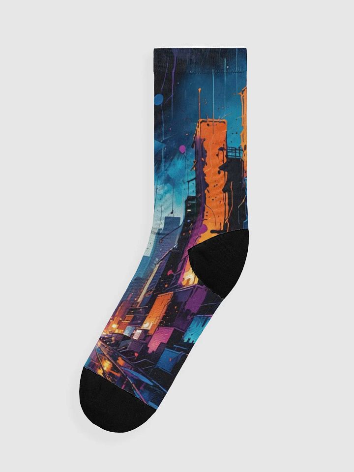 Abstract City 1 Socks product image (1)