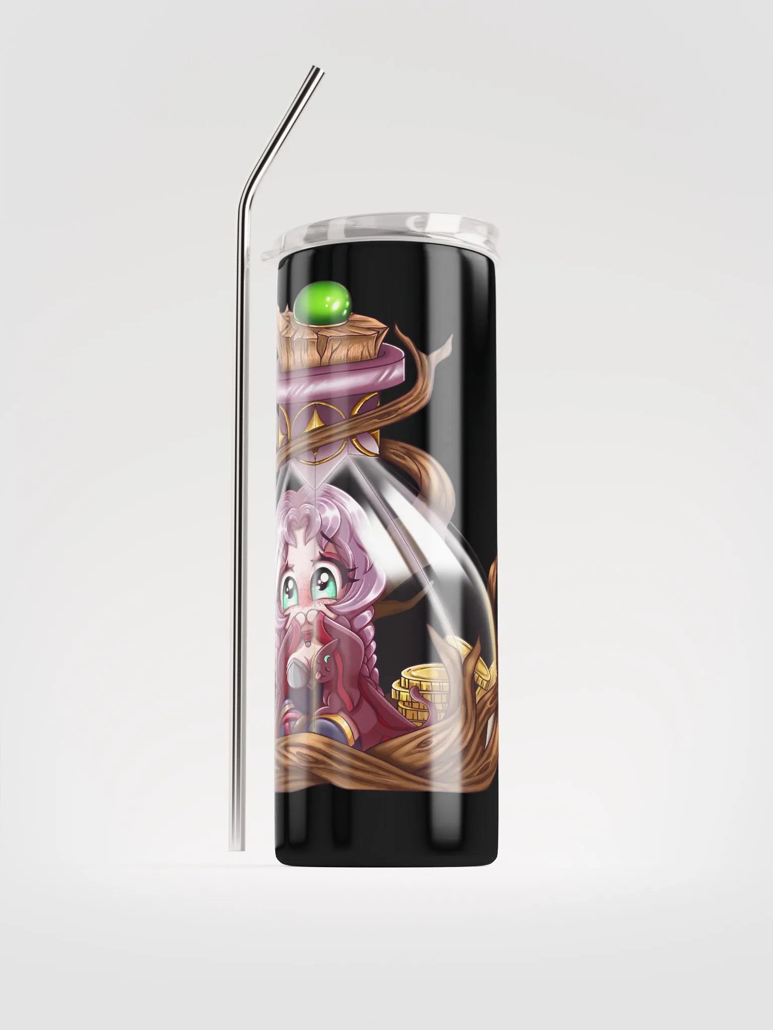Saemi Bottle - Stainless Steel Tumbler w/ Straw product image (1)