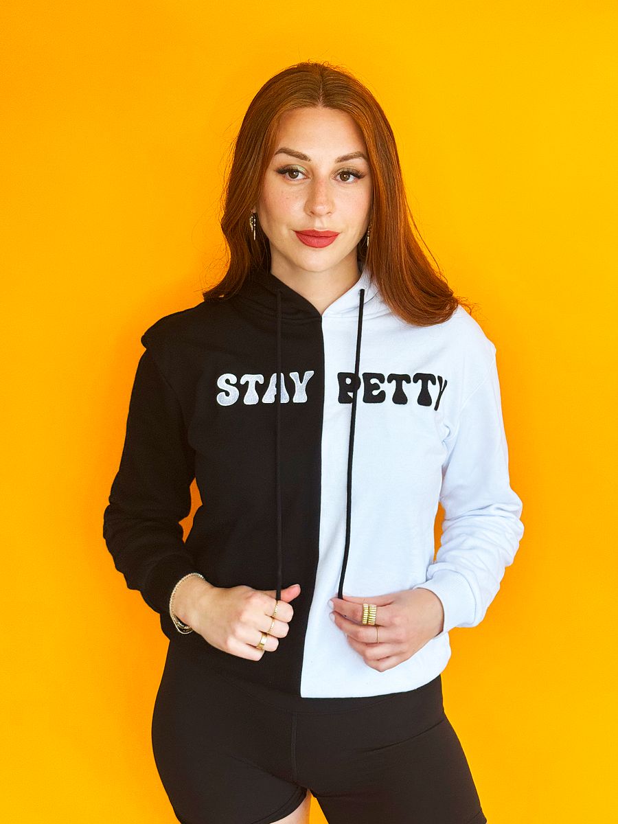 Stay Petty Color Block Hoodie product image (7)