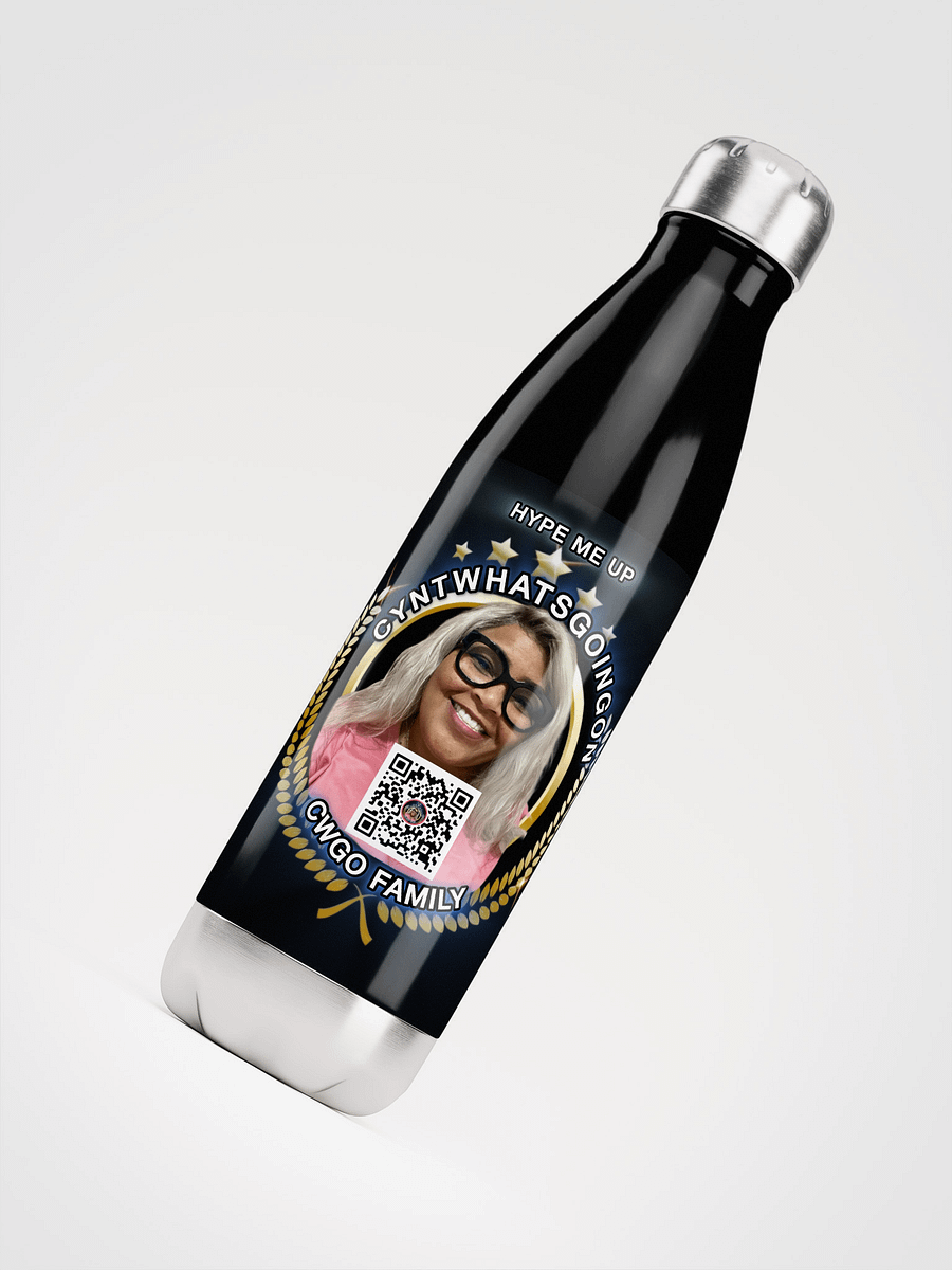 Cyntwhatsgoingon HYPE ME UP Stainless Steel Water Bottle product image (4)