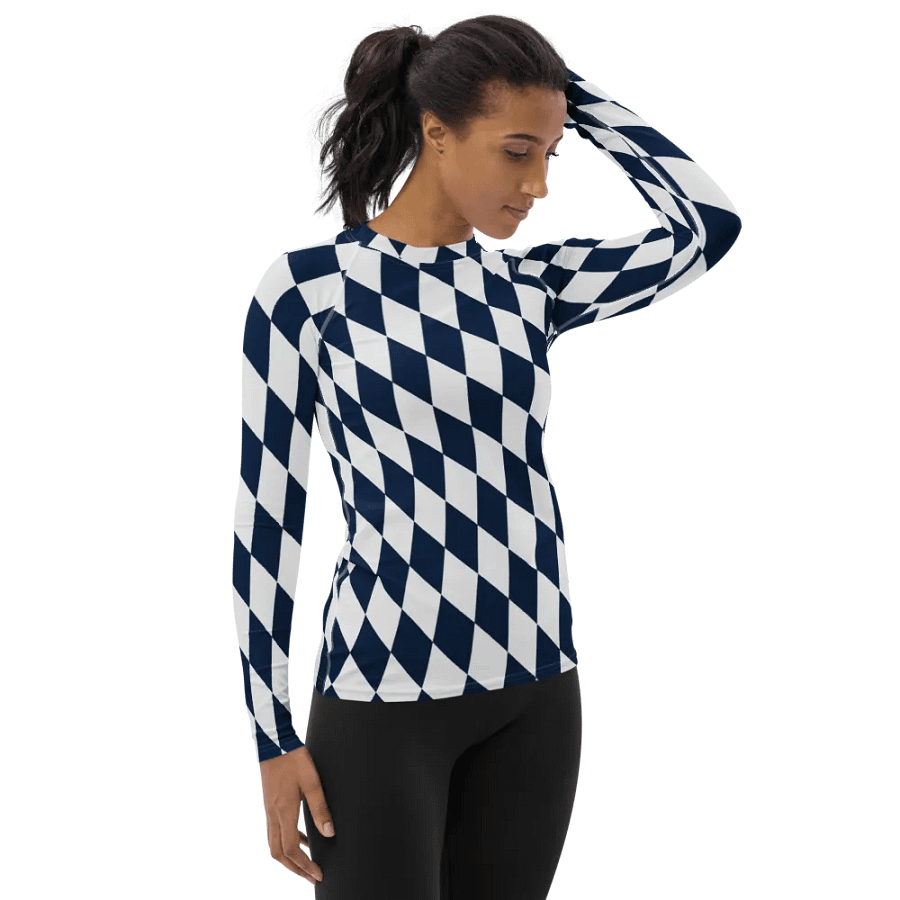 Emo Distortion Women's Rash Guard product image (4)
