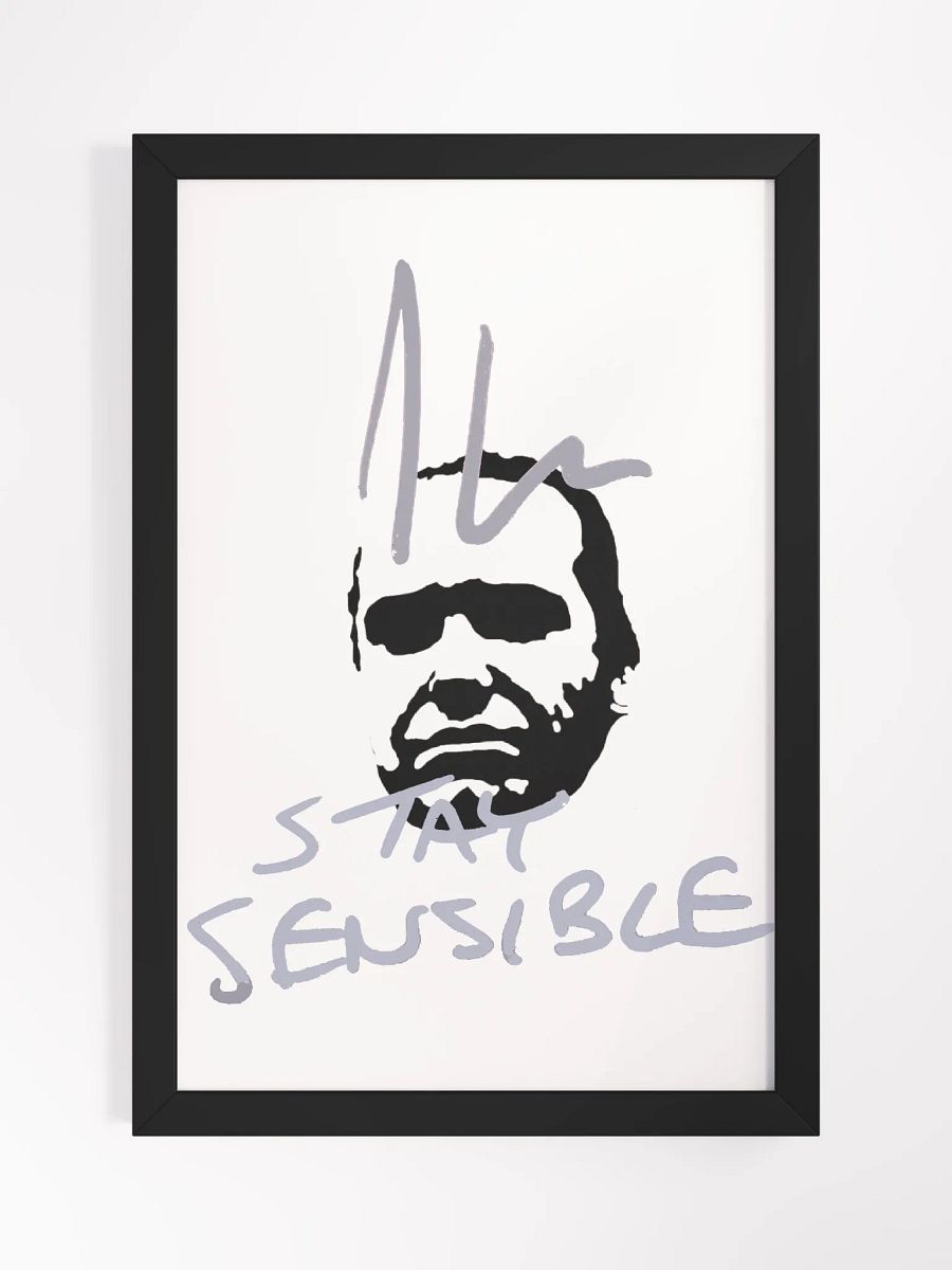 Jon Hare Stay Sensible Framed High-Quality Matte Poster product image (1)