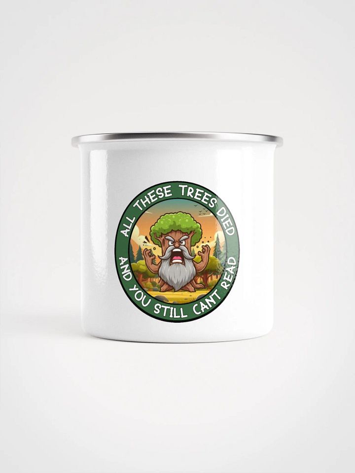 Jay-Angry Tree-Enamel Mug product image (1)
